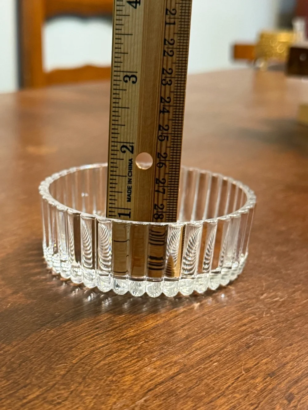 Set of 2 crystal Trinket dishes